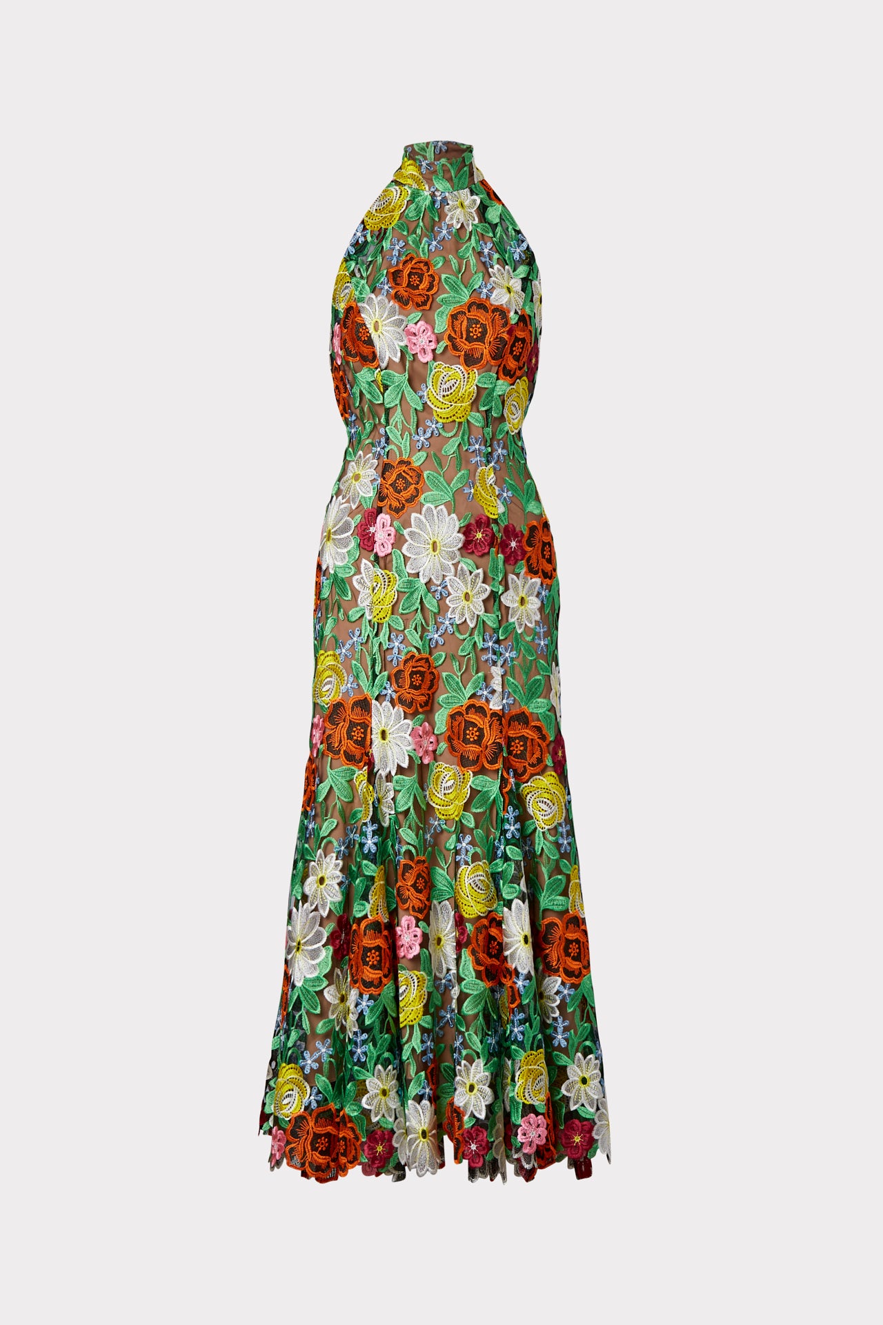 Penelope Embroidered Floral Dress in ...